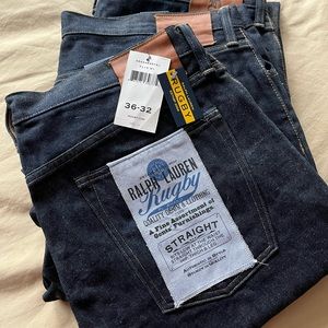 RALPH LAUREN RUGBY STRAIGHT CUT INDIGO DENIM